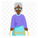 Old Old Woman Elderly Icon