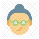 Old Lady Woman Icon