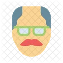 Old Person Glasses Icon