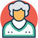 Old Lady Woman Icon