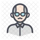 Old Man User Male Icon