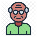 Old Man Elderly Avatar Icon