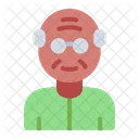 Old Man Elderly Avatar Icon