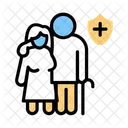 Old Man Woman Couple Icon