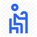 Human People Sitting Icon