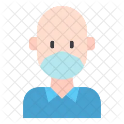 Old Man With Mask  Icon