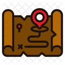 Old Map  Icon