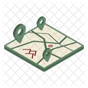 Archeology Design Map Icon