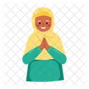 늙은 이슬람 여성  아이콘
