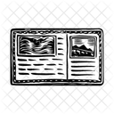 Old Postcard Postal Letter Icon