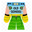 Old School Cassette Tape Icon