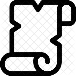 오래된 두루마리  아이콘