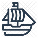 Old Ship Europe Western Europe Icon