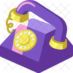 Old telephone  Icon