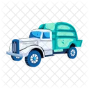 Old Tipper Garbage Truck Old Truck Icon