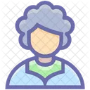 Old Avatar Woman Icon