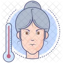 Old Woman Fever Woman Icon