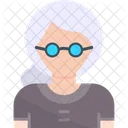 Old Woman Avatar Elderly Icon