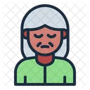 Old Woman Elderly Avatar Icon