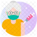 Old Woman Aged Female Icon