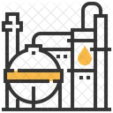 Petroleo Refinaria Maquina Ícone