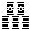 Petroleo Mudancas Climaticas Gotejamento Ícone