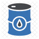 Trommel Ol Kraftstoff Symbol