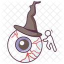 Olho De Halloween Mau Olhado Globo Ocular Icon