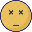 Olho Selado Raiva Emoticons Ícone