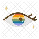 Olhos Orgulho Lgbt Ícone