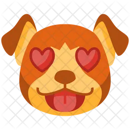 Olhos de amor Emoji Ícone