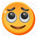 Olhos grandes, sorridente  Ícone