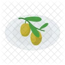 Oliva Dieta Comida Icono
