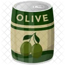 Olive Tin Preserved Icon