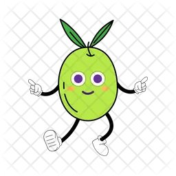 Olive Mascot  Icon