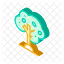 Olive Baum Isometrisch Symbol