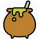 Halloween Octubre Liquido Icono