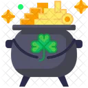 Oro Dia De San Patricio Culturas Icono