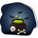 Magia Olla Halloween Icono