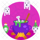 Halloween Peligro Pocion Icono