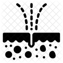 Boden Olteppich Treibstoffteppich Symbol
