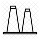 Ölraffinerieanlagen  Symbol
