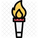 Olympic Flame Athlete Icon