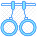 Olympic Rings Gymnastic Rings Gym Equipment Icon