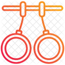 Olympic Rings Gymnastic Rings Gym Equipment Icon