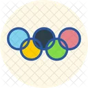 올림픽 올림픽 반지 아이콘