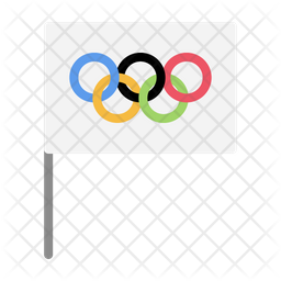 Olympics Flag Icon - Download in Flat Style