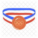 Olympische Bronzemedaille  Symbol