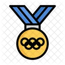 Olympische Medaille Symbol