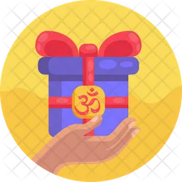 Om gift box  Icon